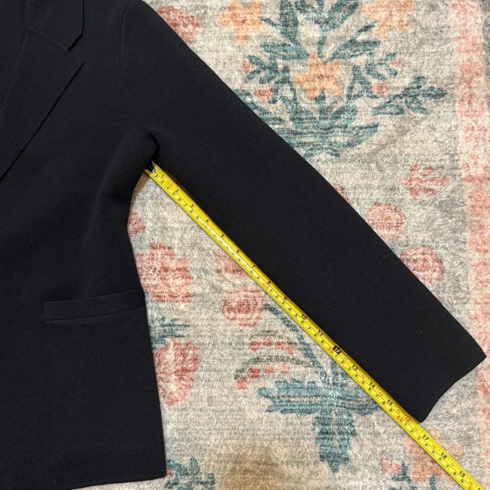 J Crew Camille Black Sweater Blazer